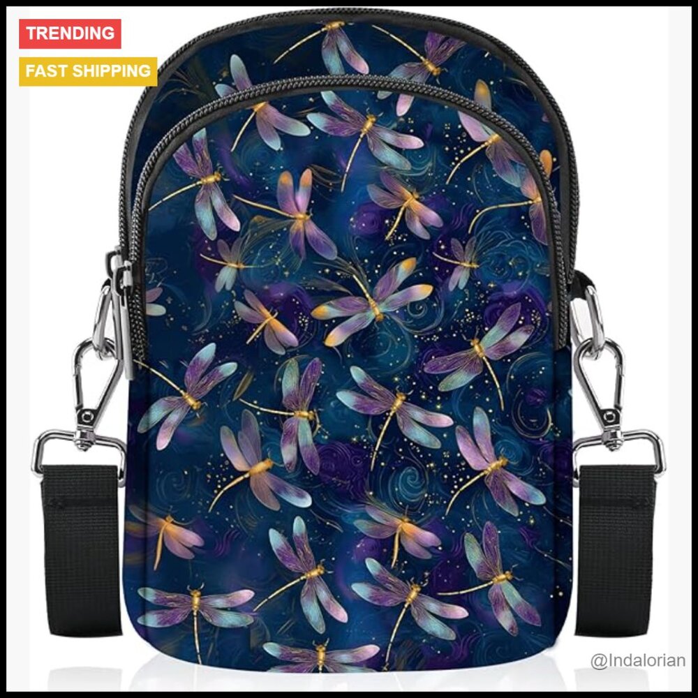 Patterned Crossbody Bag Lightweight Adjustable St… - image 1